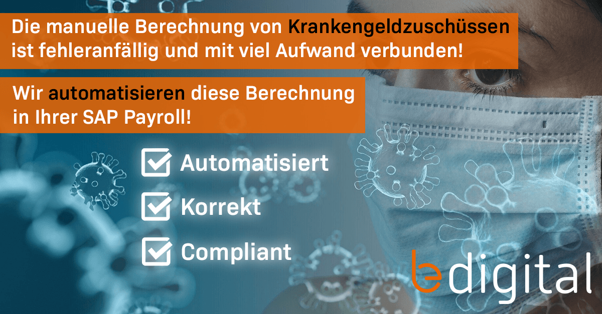 Automatisierung Krankengeldzuschuss